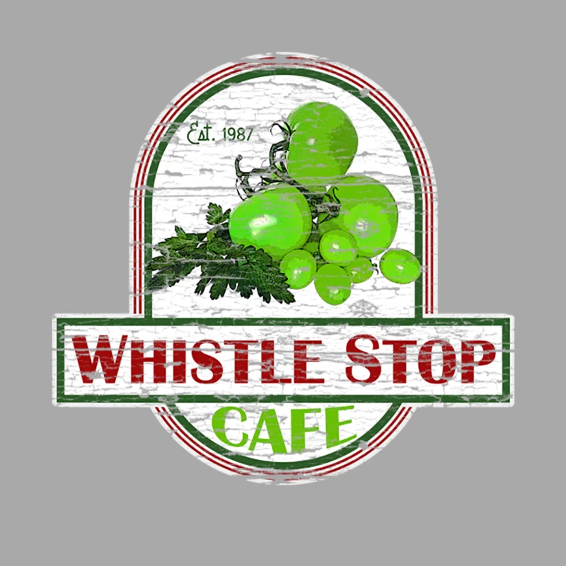 Whistle Stop cafe, wood pattern distressed Female Pullover Hoodie