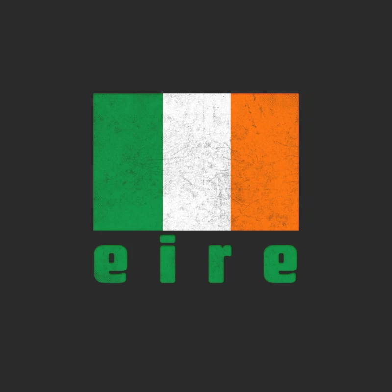 Eire  Irish Flag Retro Style Design Baseball Cap