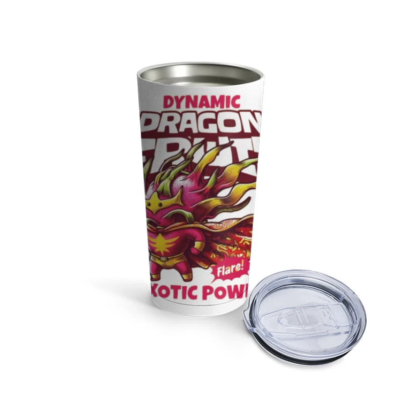 Dynamic Dragon Warrior: Exotic Power Gaming Character Design Travel Mug