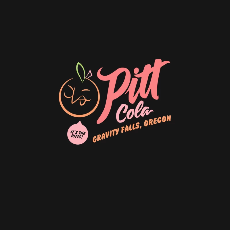 Pitt Cola: Quirky Soft Drink Branding from Gravity Falls, Oregon Desk Mat