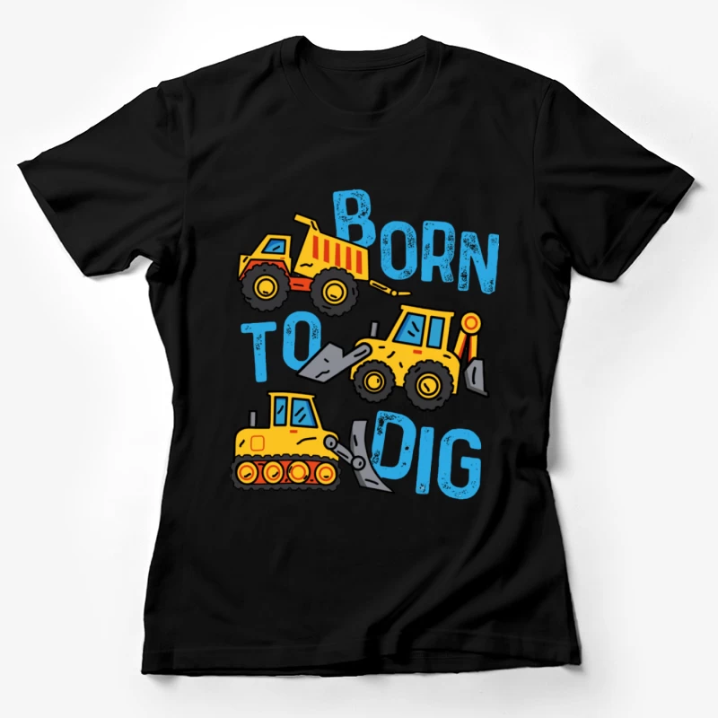 Baumaschinen Design für Kinder Damen T-Shirt