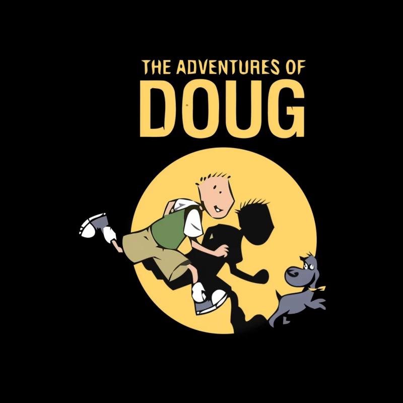 The Adventures of Doug - Classic 90s Animated Series Logo Mouse Pad