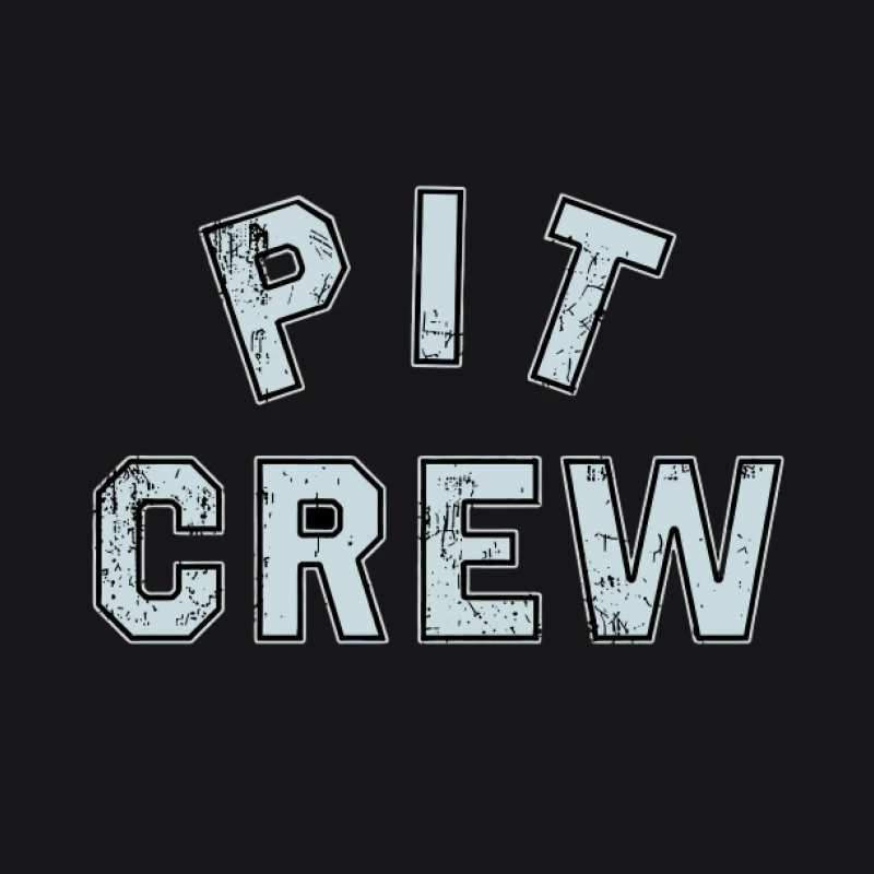 Kühnes 'Pit Crew'-Design Herren Pullover Hoodie