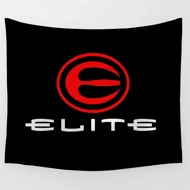 Elite Automotive Company Red Logo Design Tapestry