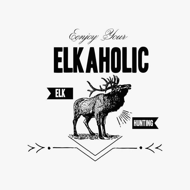 Design Élégant pour Amateurs d'Elans Homme Sweat-shirt à enfiler