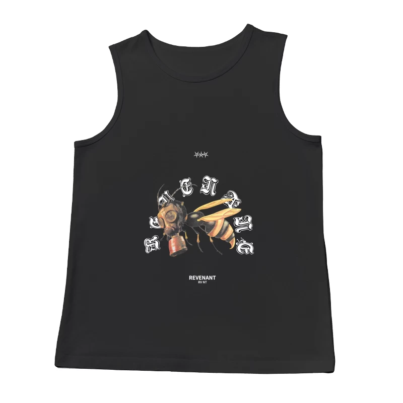Gasmaske-Wespe Illustration Herren Tanktops