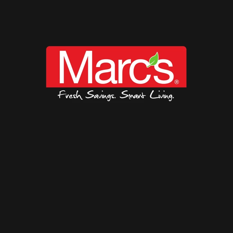 Marc's Supermarket Logo with Fresh Savings Tagline Male T-Shirt