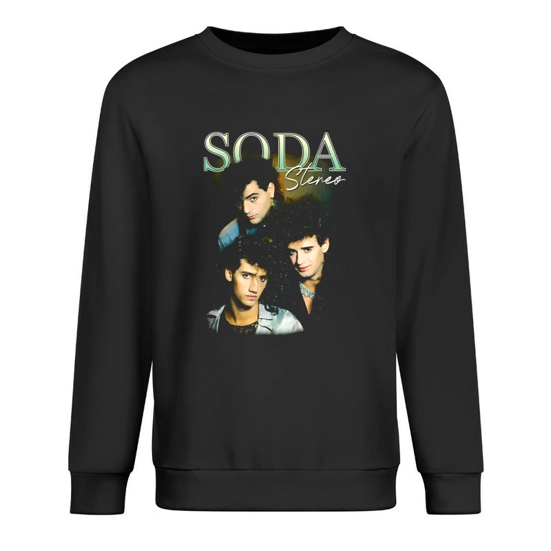 Soda Stereo Band Vintage Male Pullover Sweatshirt