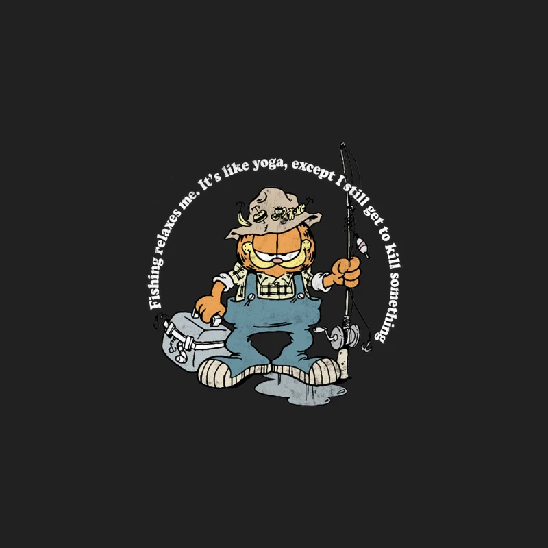 Fishing Relaxes Me -  Funny Fishing Gift Design Bucket Hat