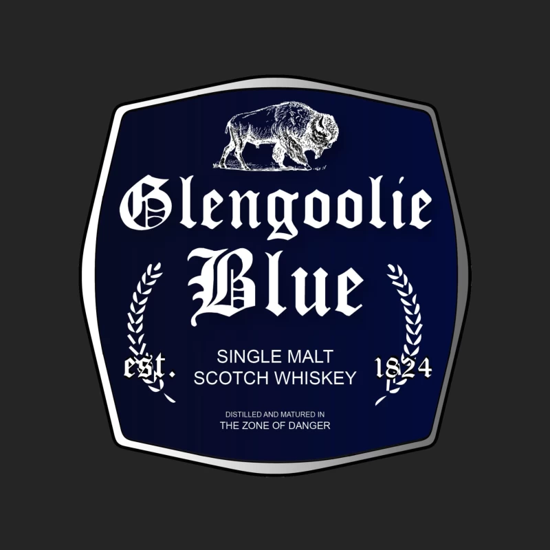Glengoolie Blue Male Pullover Sweatshirt