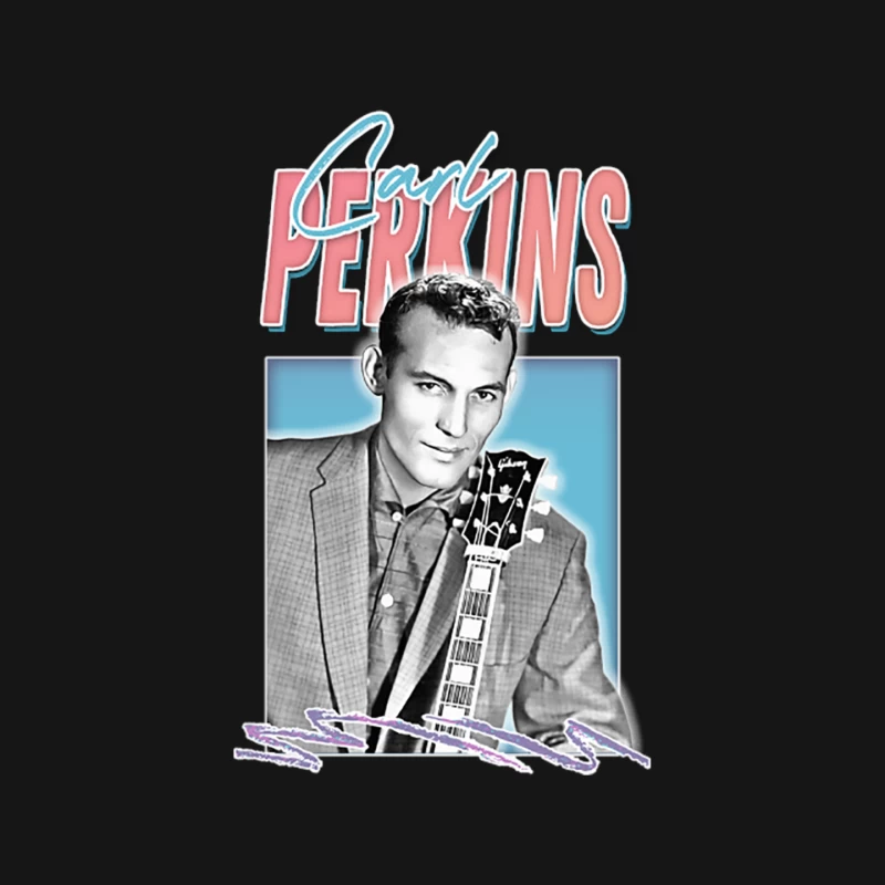 Carl Perkins  Rock &amp_ Roll Fan Design Mouse Pad