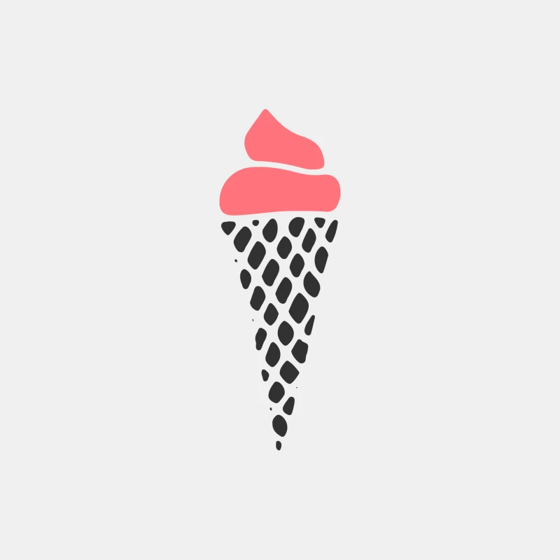 Glace en cône stylisé Homme Débardeur