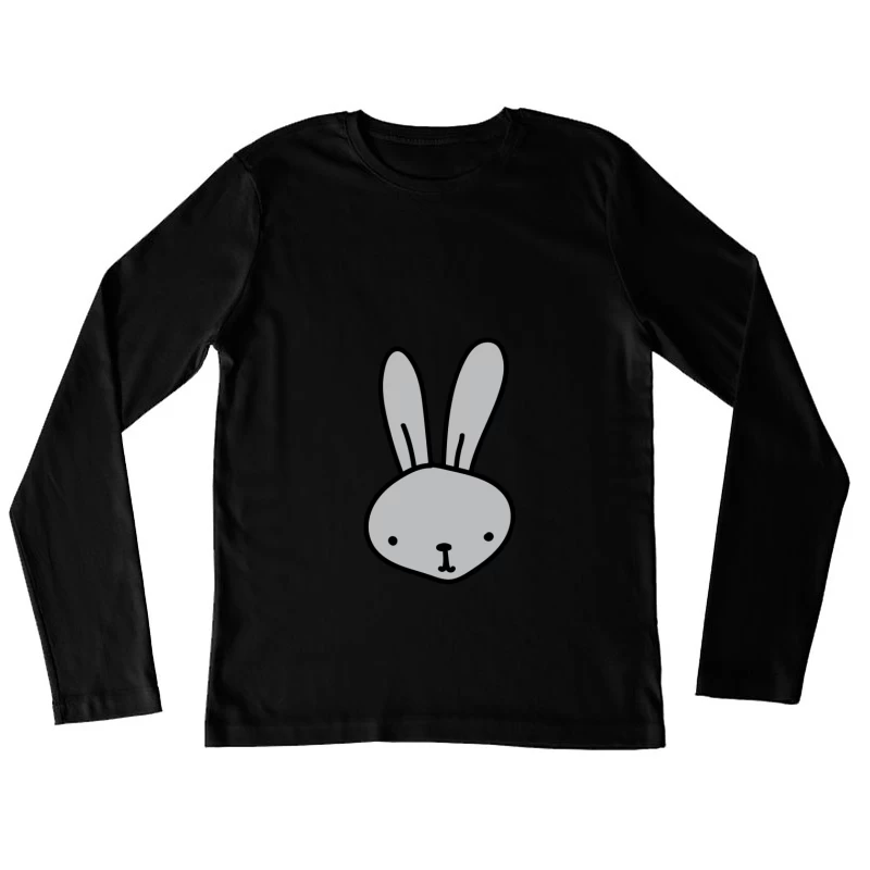 Illustration d'un lapin mignon Femme Manches Longues T-Shirt