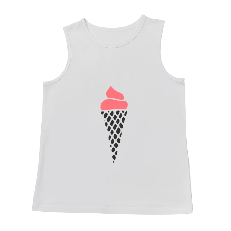 Glace en cône stylisé Homme Débardeur
