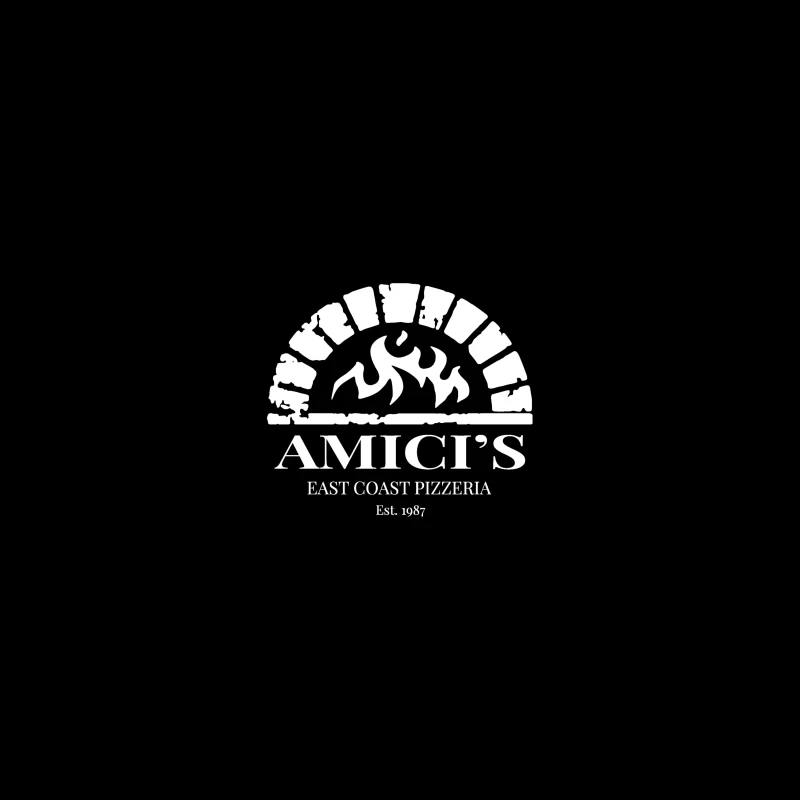 Amici's Logo Retro Coffee Mug