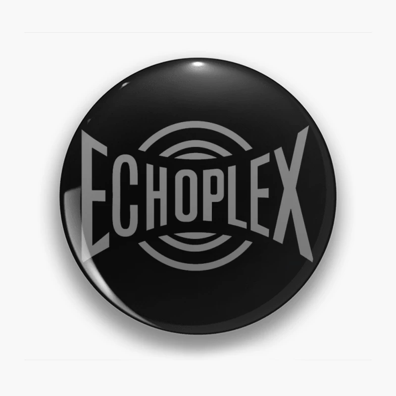 Echoplex Vintage Audio Brand Logo Design Pin