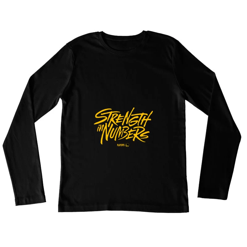 Playoffs Slogan Design Damen Langarm T-Shirt