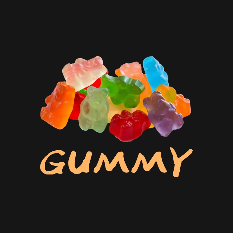 Bunte Gummibärchen Kollektion Herren T-Shirt