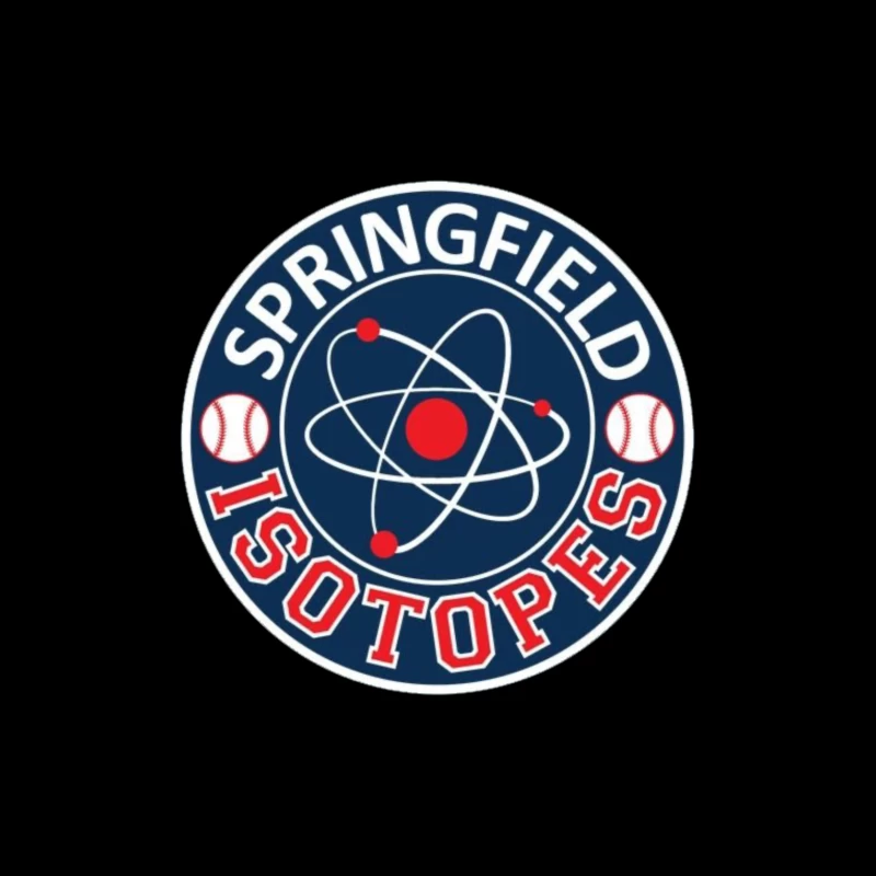 Springfield Isotopes Baseball 2 Throw Pillow