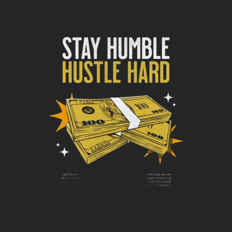 Motivation: Rester humble, travailler dur Homme Sweat-shirt à enfiler