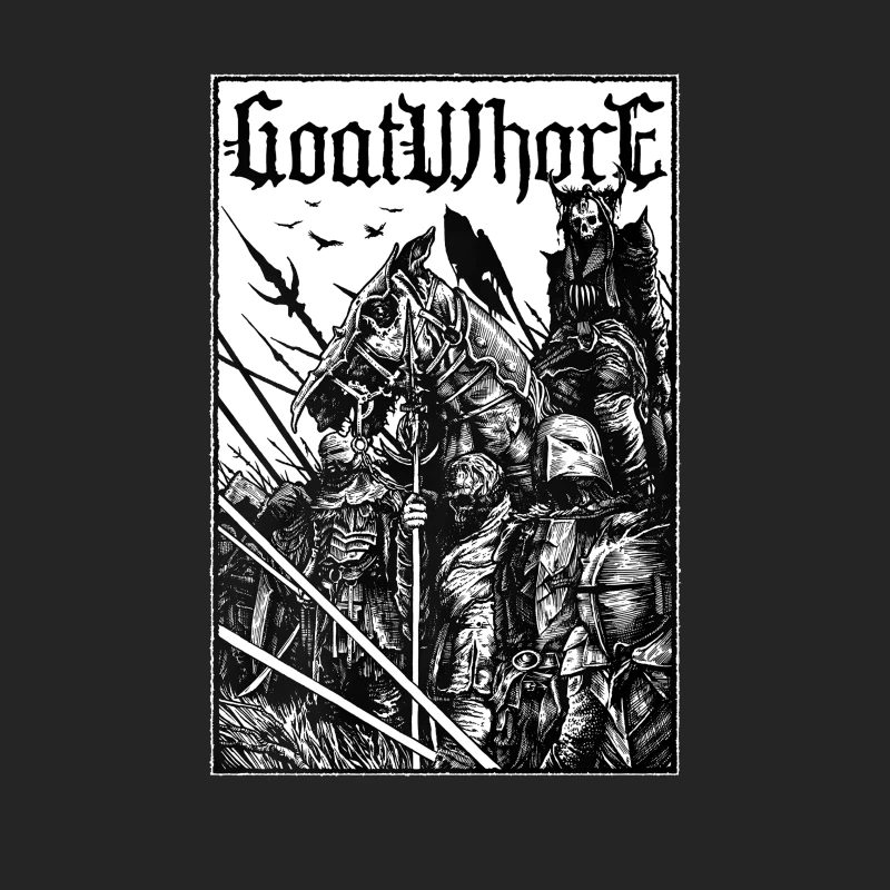 Goatwhore No Mercy Female Pullover Sweatshirt