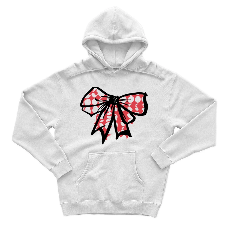 Elegante Schleife mit Punkten Herren Pullover Hoodie