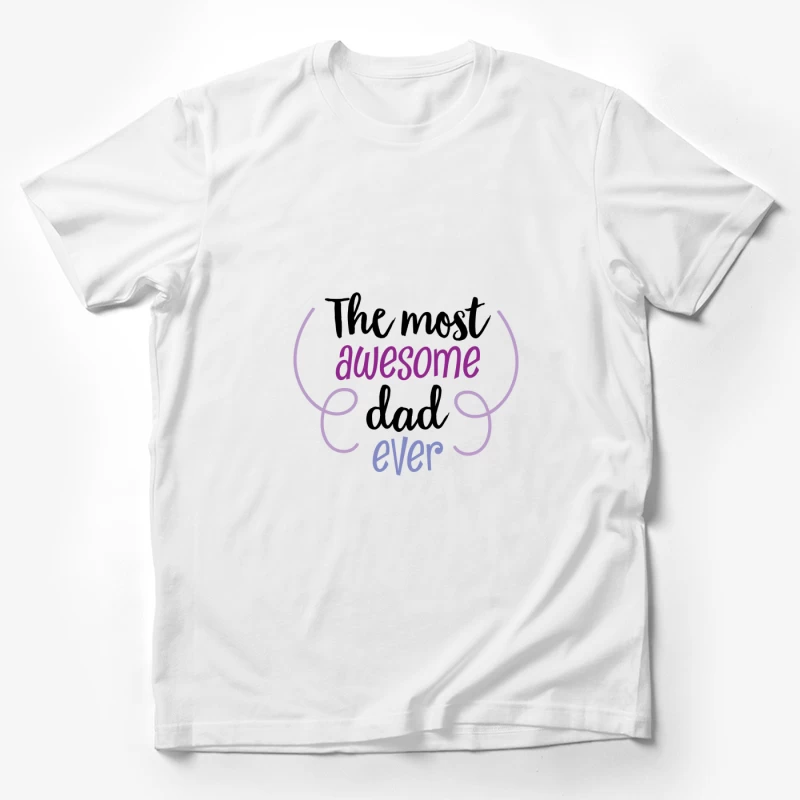 Texte accrocheur incurvé Homme T-Shirt