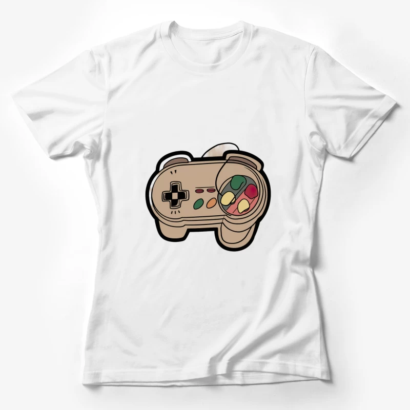 Manette de jeu rétro Femme T-Shirt