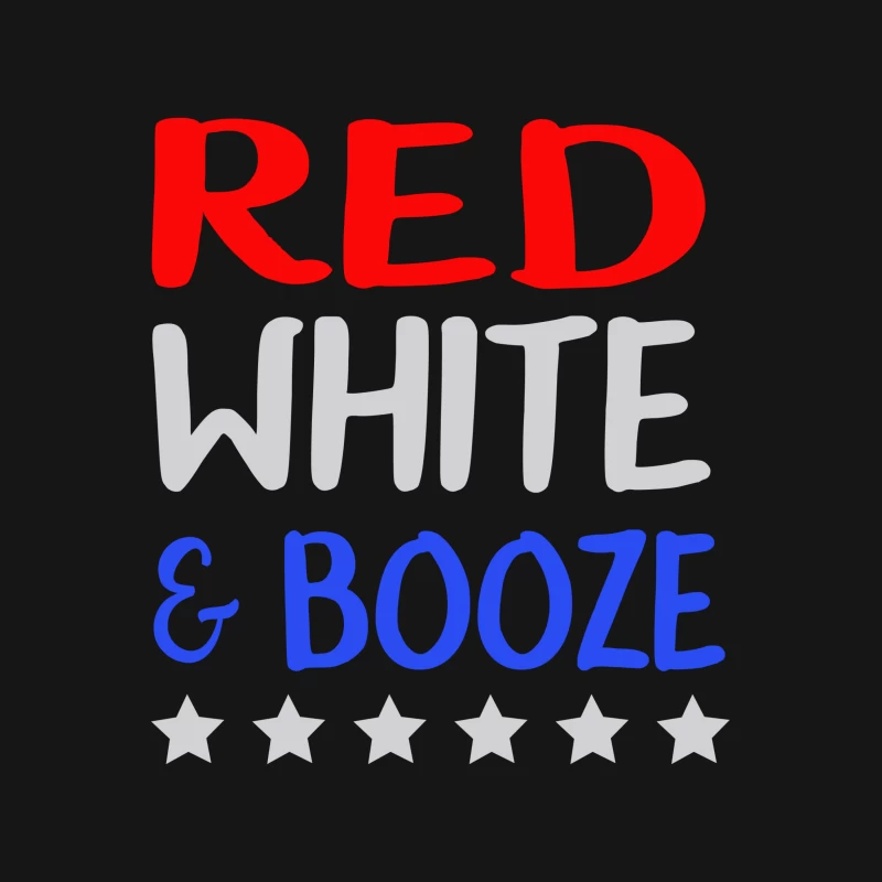 T-shirt rouge, blanc et alcool Femme T-Shirt