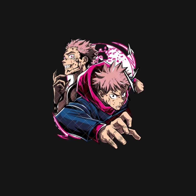 Anime-Kampf mit Charakter-Paar Damen T-Shirt