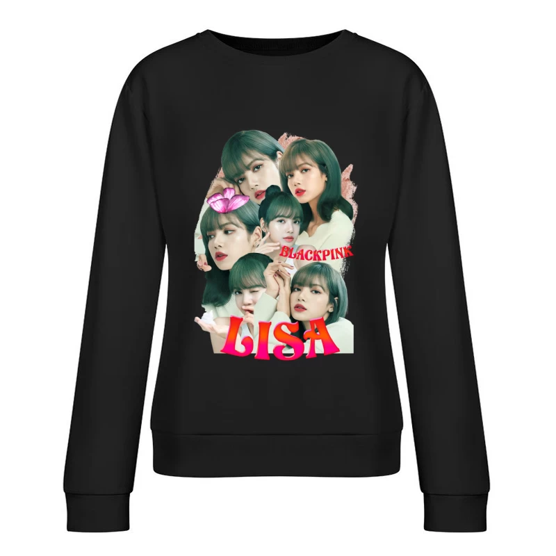 BLACKPINK Lisa - K-pop Icon in Fashion and Music Female Pullover Sweatshirt