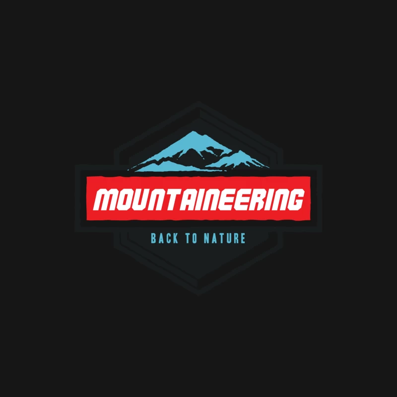 Logo de randonnée en montagne Femme Manches Longues T-Shirt
