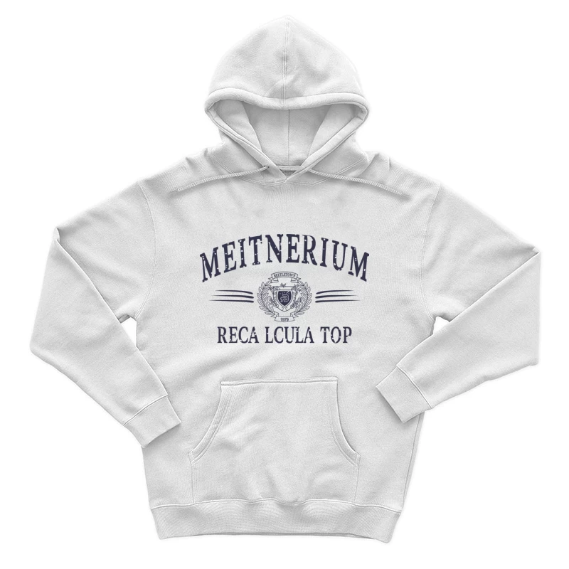 Meitnerium Design mit Emblem Herren Pullover Hoodie