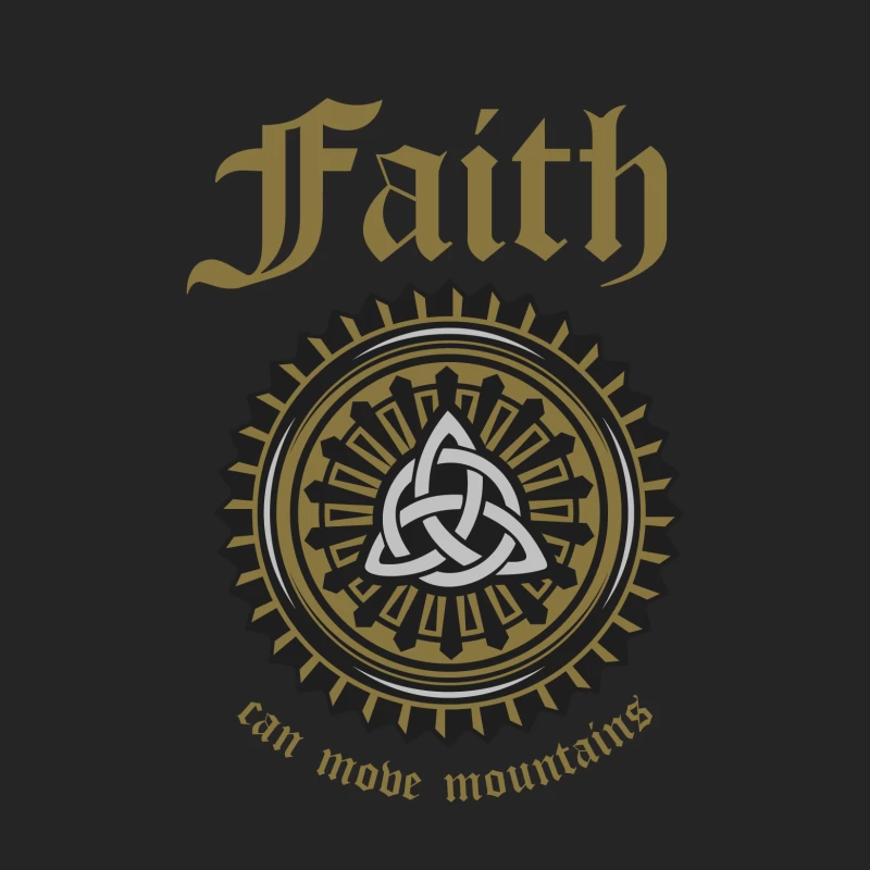 Symbole de Foi et Triquetra Homme Sweat-shirt à enfiler