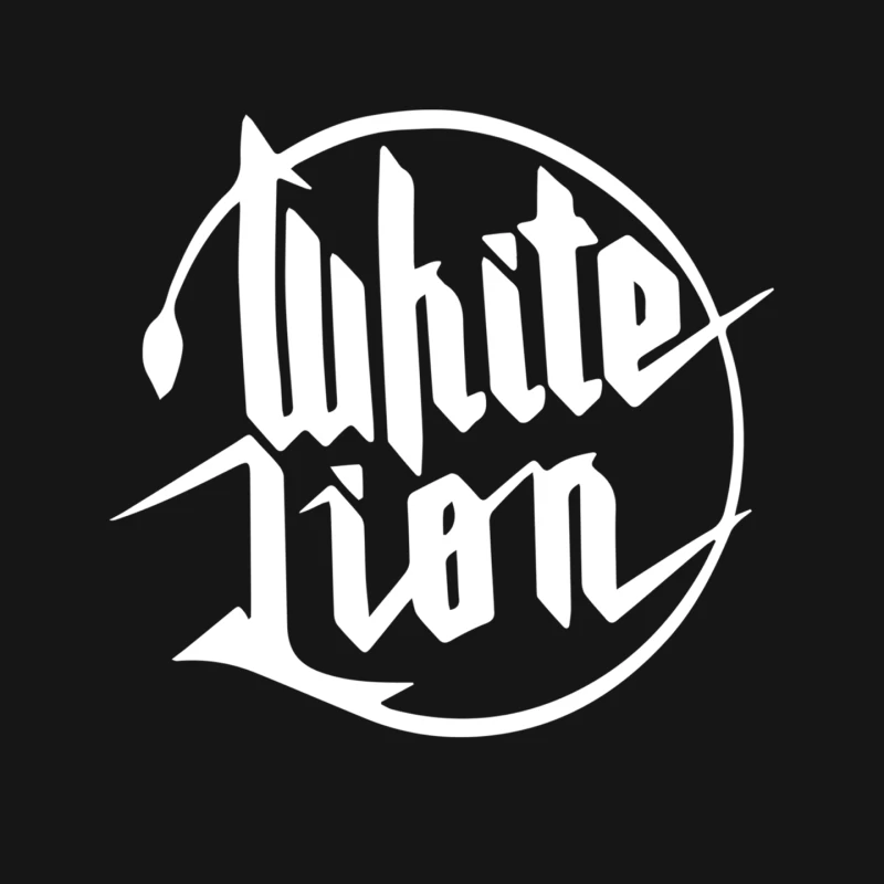 White Lion Mouse Pad