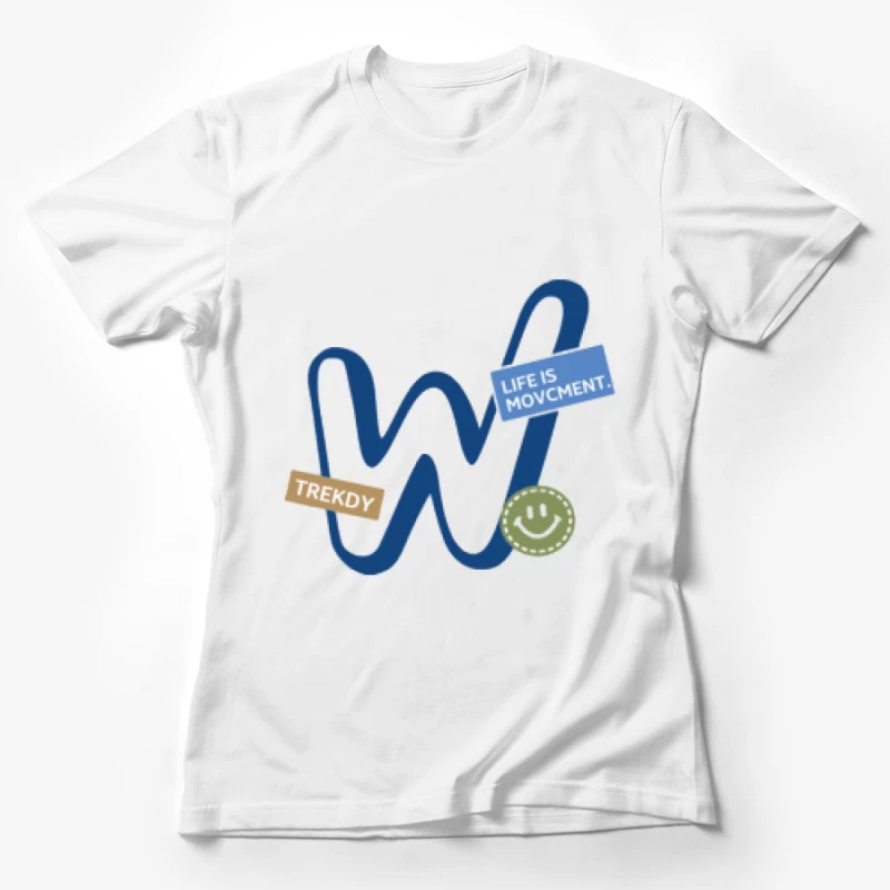 Bewegung und Trekking Damen T-Shirt