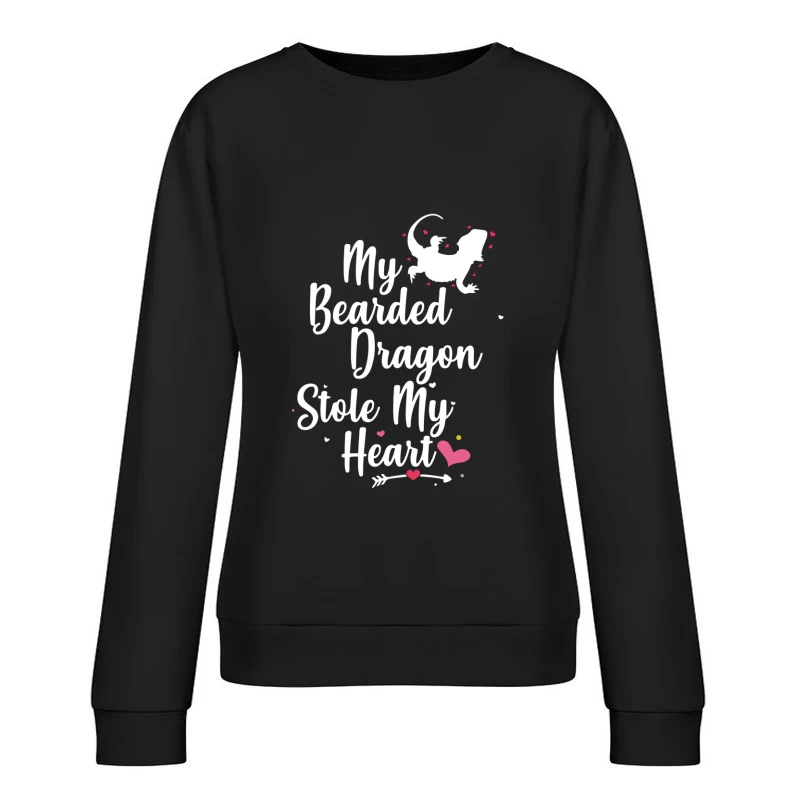 Amour de lézard à barbe Femme Sweat-shirt à enfiler