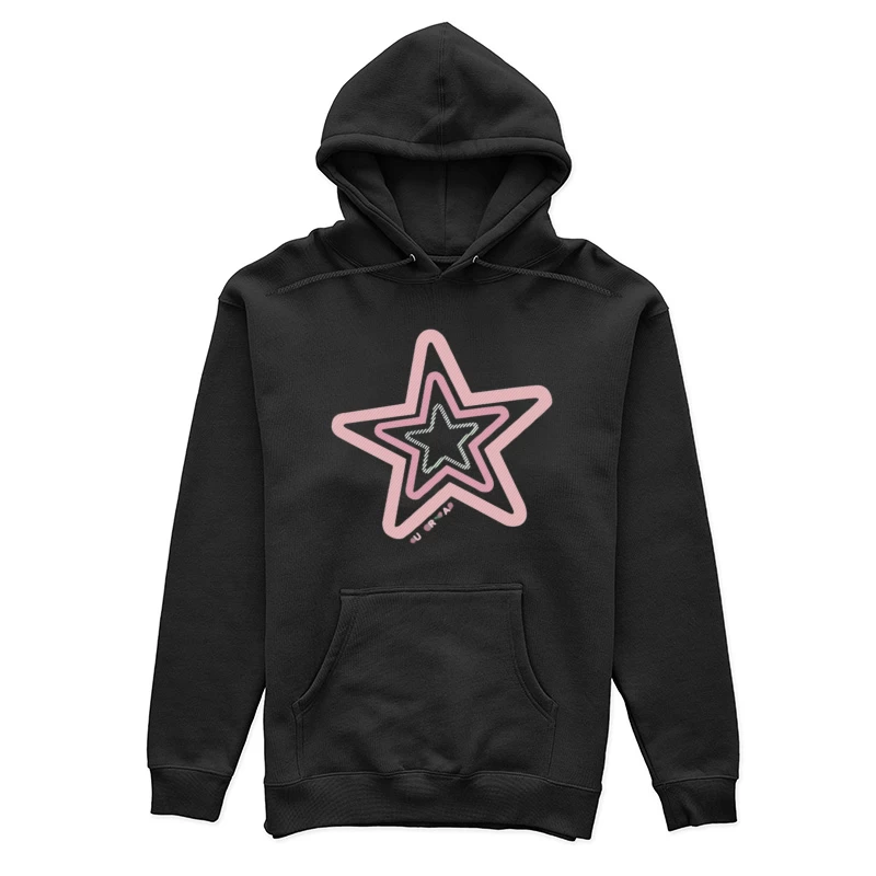 Moderne verschlungene Sterne Damen Pullover Hoodie