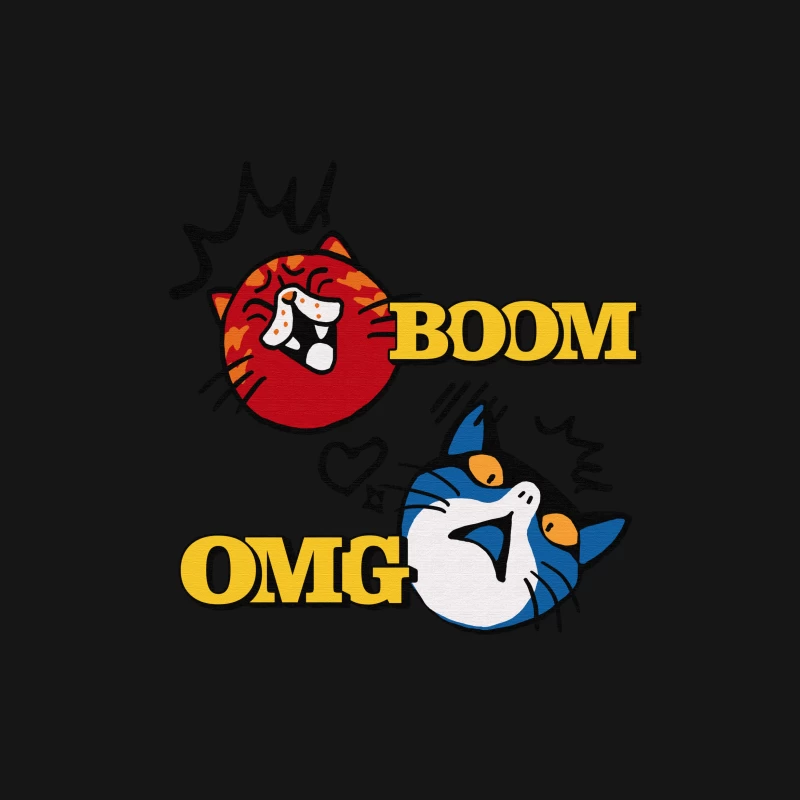 Katzen-Explosionen Überraschung Herren T-Shirt