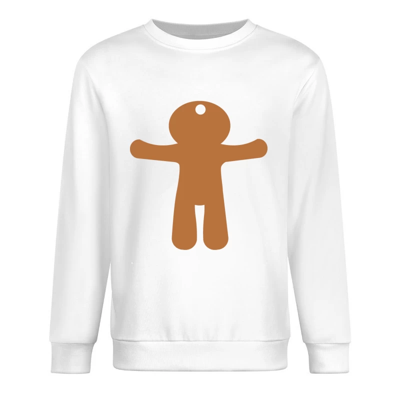 Silhouette de bonhomme en pain d'épice Homme Sweat-shirt à enfiler