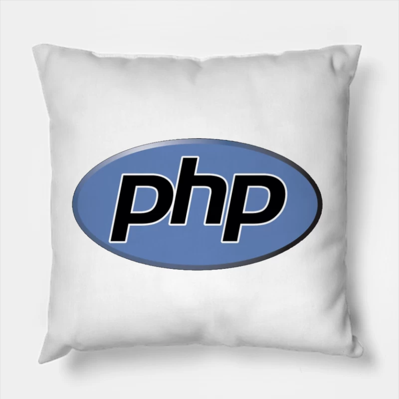 PHP Programming Language Logo Throw Pillow