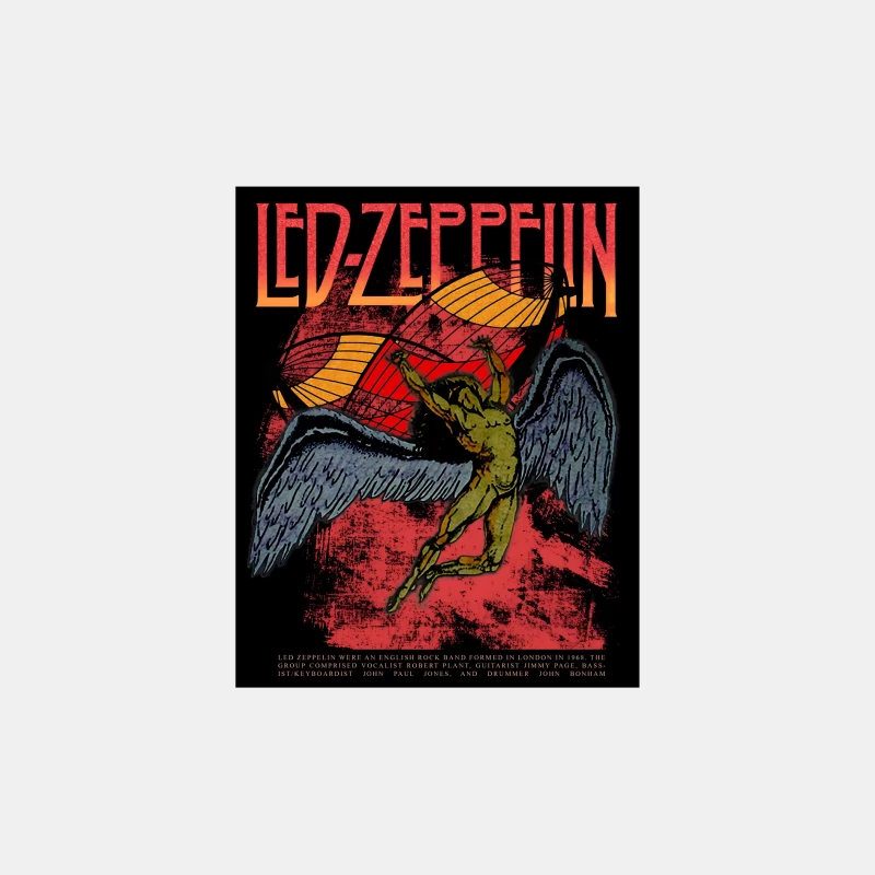 Led Zeppelin Retro Male Tank Top