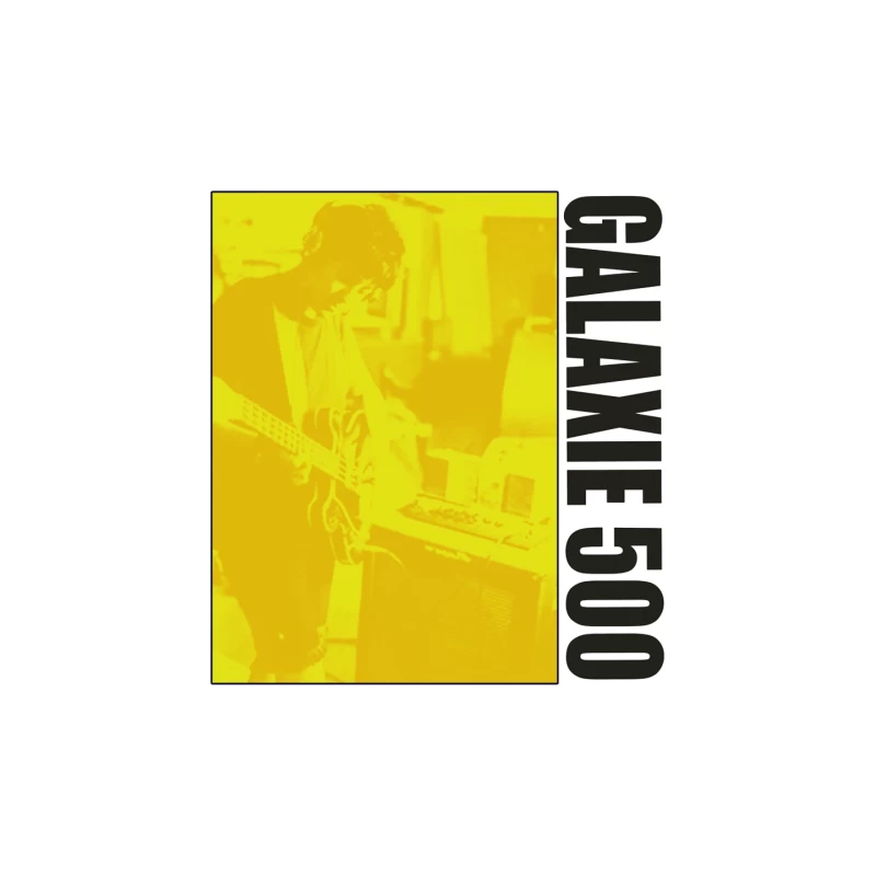 Galaxy 500 Yellow-Filtered Album Cover with Guitarist Mouse Pad