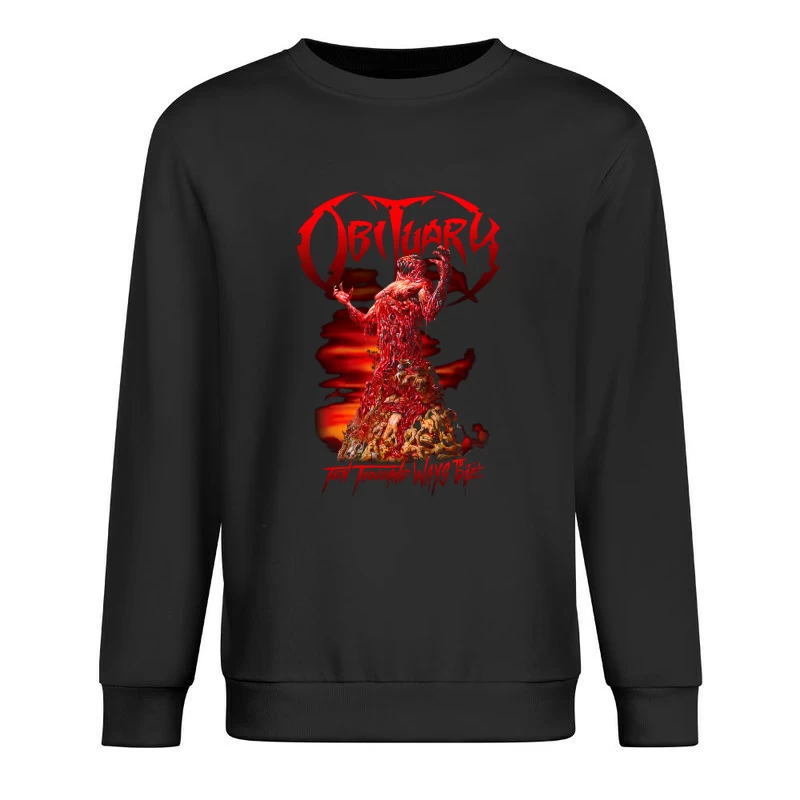 Obituary Ten Thousand Ways To Die Male Pullover Sweatshirt