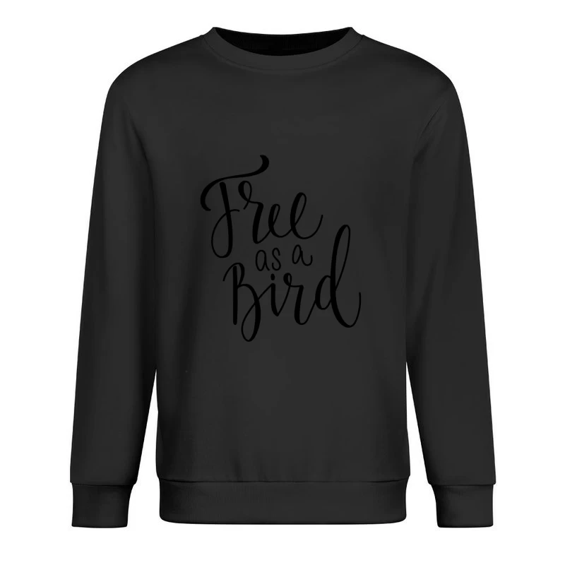 Liberté comme un oiseau Homme Sweat-shirt à enfiler