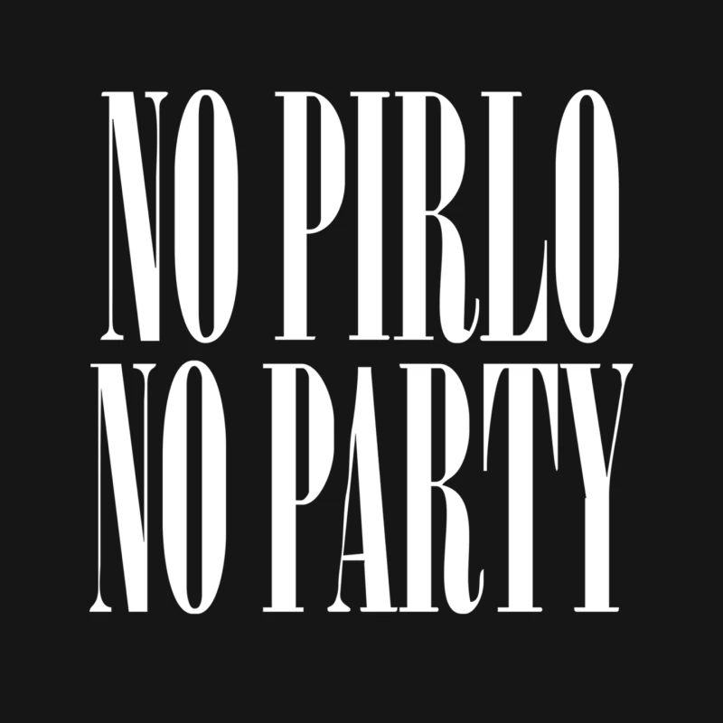 NO PIRLO NO PARTY FIFA GEEK DOPE JUVENTUS ITALY COOL FOOTBALL CALCIO Mouse Pad