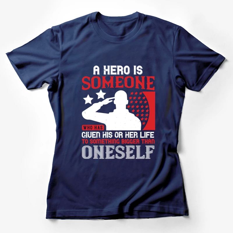 Citoyen engagé, sacrifice, bravoure Femme T-Shirt