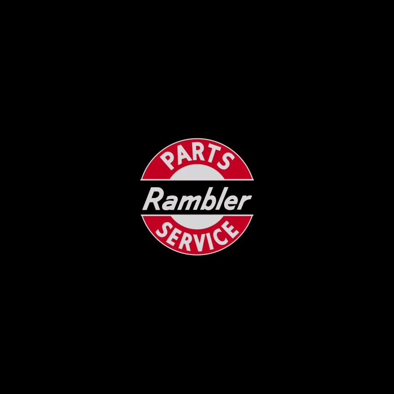 Vintage Rambler Parts & Service Logo Design Coffee Mug