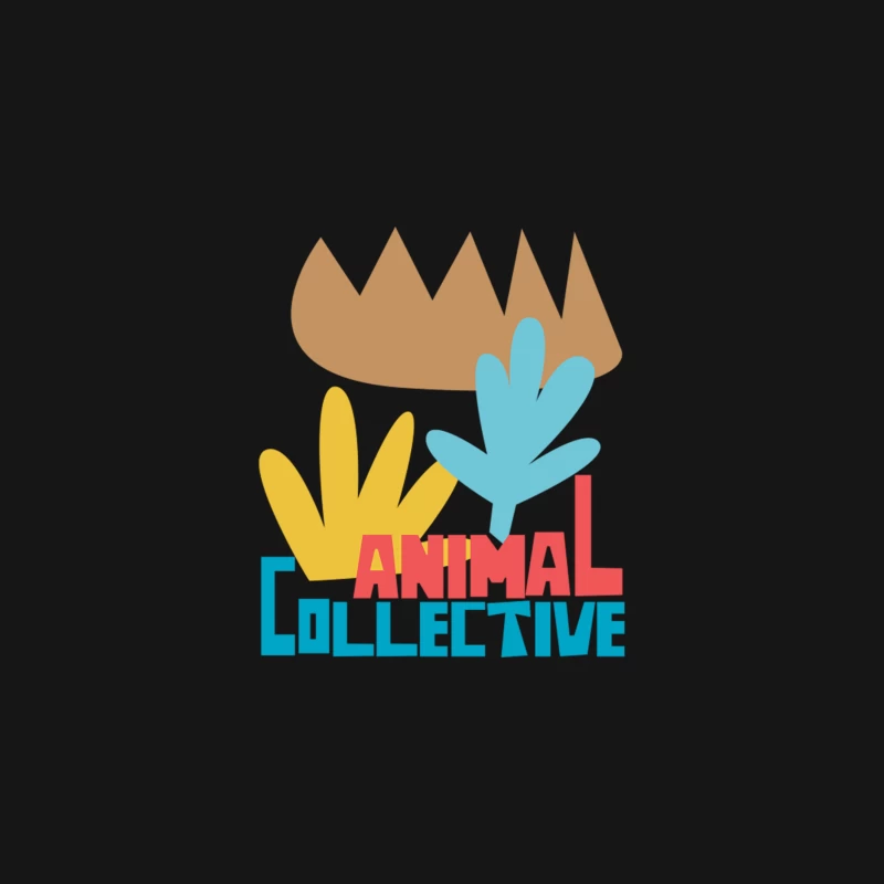 animal collective  retro look fan art design Desk Mat