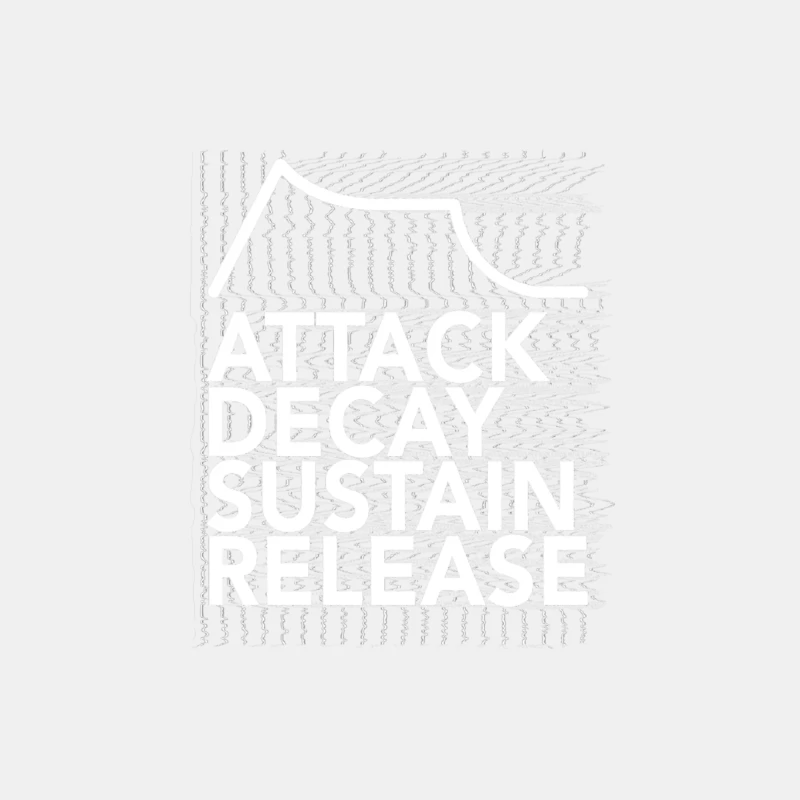 Attack, Decay, Sustain, Release Glitch Synthesizer Male Tank Top